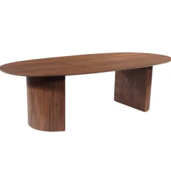 Mangohoutonline Mangohouten Eettafel Chiara 260x120 cm Walnoot Mahom