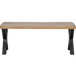 Mangohoutonline Mangohouten Eettafel Columbus Rechthoek 160x90 cm (6cm) Mahom