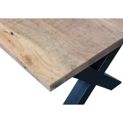Mangohoutonline Mangohouten Eettafel Columbus Rechthoek 240x100 cm Mahom