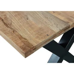 Mangohoutonline Mangohouten Eettafel Columbus Rechthoek 280x120 cm Mahom