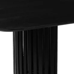 Mangohoutonline Mangohouten Eettafel Lucia Black 180x100 cm Mahom