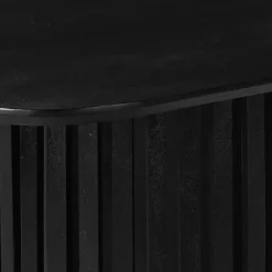 Mangohoutonline Mangohouten Eettafel Lucia Black 210x100 cm Mahom