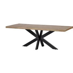 Mangohoutonline Mangohouten Eettafel Memphis Rechthoek 240x100 cm Mahom