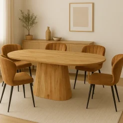 Mangohoutonline Mangohouten Eettafel Nova Capsule 210×100 cm Mahom