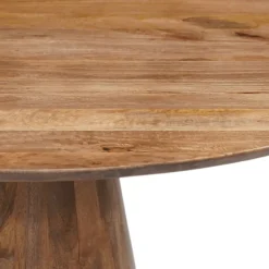 Mangohoutonline Mangohouten Eettafel Nova Rond 130 cm Mahom