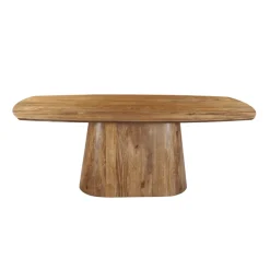 Mangohoutonline Mangohouten Eettafel Nova Deens Ovaal 160×90 cm Mahom