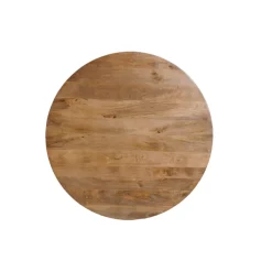Mangohoutonline Mangohouten Eettafel Nova Rond 110 cm Mahom