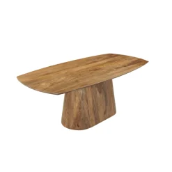 Mangohoutonline Mangohouten Eettafel Nova Deens Ovaal 210×100 cm Mahom