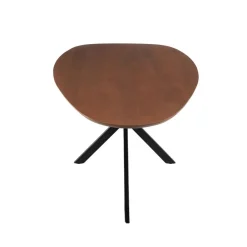 Mangohoutonline Mangohouten Eettafel Organisch Laura 260x120 cm Walnoot Mahom