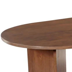 Mangohoutonline Mangohouten Eettafel Sara 240x110 cm Walnoot Mahom