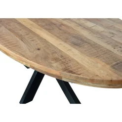 Mangohoutonline Mangohouten Eettafel Tulsa Ovaal 180×100 cm Mahom