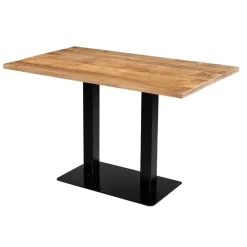 Mangohoutonline Mangohouten Horecatafel rechthoek 120x70 cm Mahom
