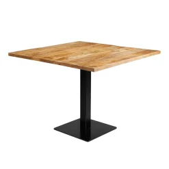Mangohoutonline Mangohouten Horecatafel vierkant 100x100 cm Mahom