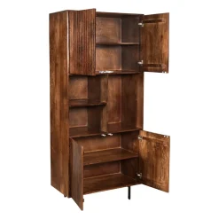 Mangohoutonline Mangohouten Kabinet Japandi 90 cm Mahom