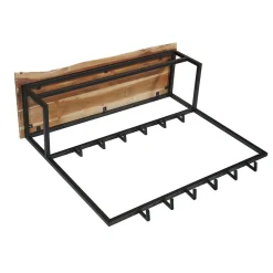 Mangohoutonline Mangohouten Kapstok 100x33x80 cm Mahom