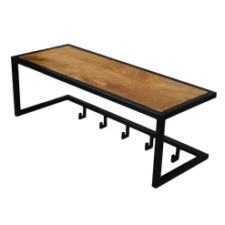 Mangohoutonline Mangohouten Kapstok 78x30x26 cm Mahom