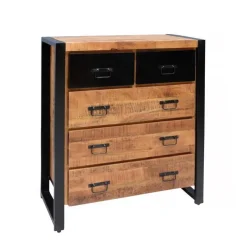 Mangohoutonline Mangohouten Kast Britt 85 cm Mahom