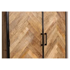 Mangohoutonline Mangohouten Kast New Haven 90 cm Mahom