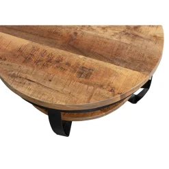 Mangohoutonline Mangohouten Salontafel Bakersfield 65 cm Mahom