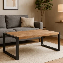 Mangohoutonline Mangohouten Salontafel Britt 110 cm Mahom