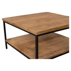 Mangohoutonline Mangohouten Salontafel Miami 80 x 80 Mahom