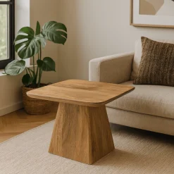 Mangohoutonline Mangohouten Salontafel Nova Vierkant 60x60 cm Mahom