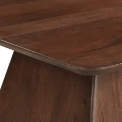 Mangohoutonline Mangohouten Salontafel Nova Vierkant 80x80 cm Donkerbruin Mahom