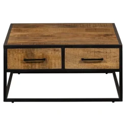 Mangohoutonline Mangohouten Salontafel San Antonio 80x80 cm Mahom