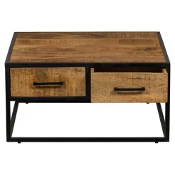 Mangohoutonline Mangohouten Salontafel San Antonio 80x80 cm Mahom