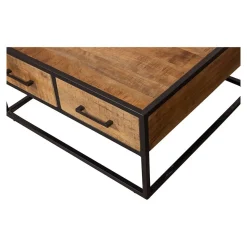 Mangohoutonline Mangohouten Salontafel San Antonio 80x80 cm Mahom