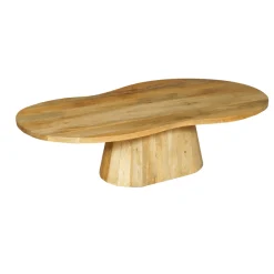 Mangohoutonline Mangohouten Salontafel Torino Organische Vorm Massief Mahom