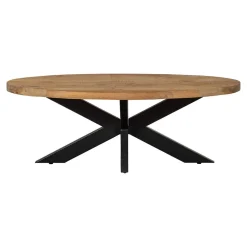 Mangohoutonline Mangohouten Salontafel Tulsa Ovaal Mahom