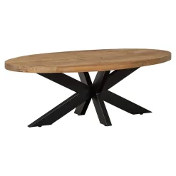 Mangohoutonline Mangohouten Salontafel Tulsa Ovaal Mahom