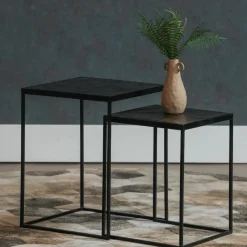 Mangohoutonline Mangohouten Salontafels Dayton set van 2 Mahom