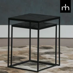 Mangohoutonline Mangohouten Salontafels Dayton set van 2 Mahom