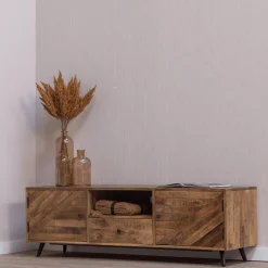 Mangohoutonline Mangohouten TV Meubel Alamo 165 cm Mahom