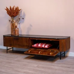 Mangohoutonline Mangohouten TV Meubel Austin 180 cm Mahom