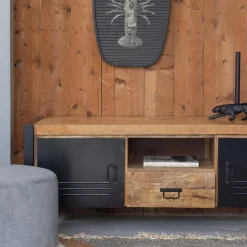 Mangohoutonline Mangohouten TV Meubel Birmingham 150 cm Mahom