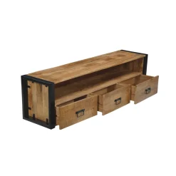 Mangohoutonline Mangohouten TV Meubel Britt zwevend 150 cm Mahom