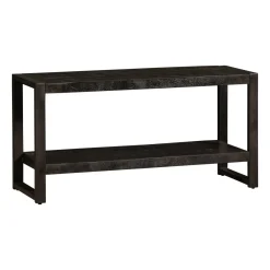 Mangohoutonline Mangohouten TV Meubel Britt Black 120 cm Mahom