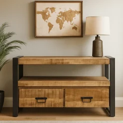 Mangohoutonline Mangohouten TV Meubel Britt 100 cm Mahom