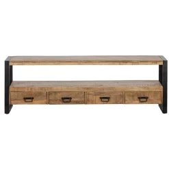 Mangohoutonline Mangohouten TV Meubel Britt 180 cm Mahom