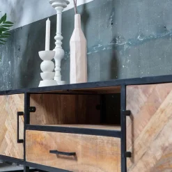 Mangohoutonline Mangohouten TV Meubel New Haven 210 cm Mahom