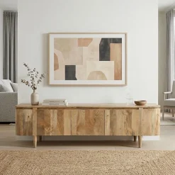 Mangohoutonline Mangohouten TV Meubel Pilano 180 cm Mahom