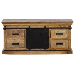 Mangohoutonline Mangohouten TV Meubel Portland 120 cm Mahom