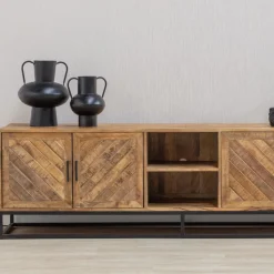 Mangohoutonline Mangohouten TV Meubel Reno 200 cm Mahom