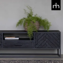 Mangohoutonline Mangohouten TV Meubel Sienna 165 cm Mahom