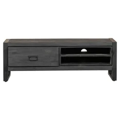 Mangohoutonline Mangohouten TV meubel Stockton Black 130 cm Mahom