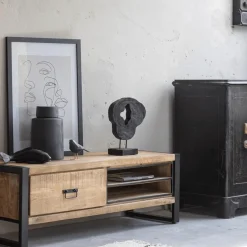 Mangohoutonline Mangohouten TV Meubel Stockton 130 cm Mahom