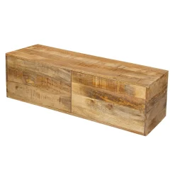 Mangohoutonline Mangohouten TV Meubel Zwevend Harlow 120 cm Mahom